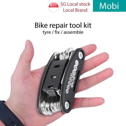 16 in 1 Multi-Functional Bicycle Tools Repair Kit Screwdriver wrench Spanner Allen key Tyre patch