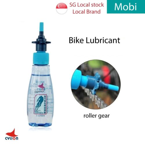 Bicycle Chain Lubricant Oil Bike Chain Oiler with Roller Applicator Grease Greaser