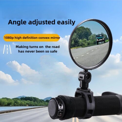 Bicycle Rearview Mirror Adjustable & Clear Vision