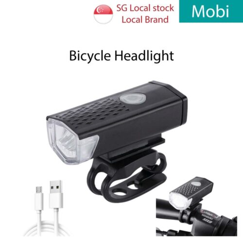Bicycle Headlight bike front light headlamp cycling white light LED torch light USB Rechargeable