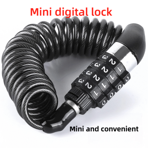 Mini Digital Number Lock Bicycle Ebike PAB Scooter Helmet and other items. Easy to use