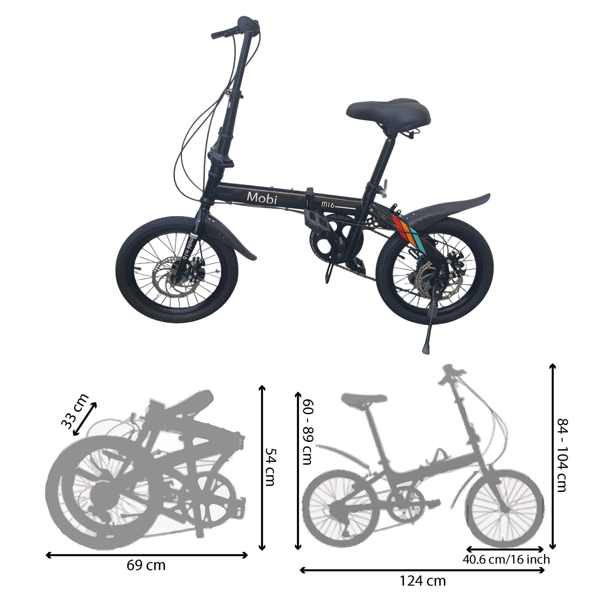 Mobi M16 Foldable Bicycle β Lightweight | Shimano 6-Speed | Easy Fold | SG Stock - Image 8