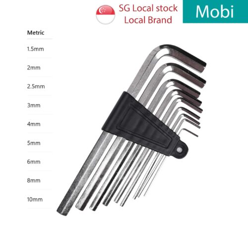 Allen Key Hex Key Wrench Set Allen Wrench (Short + Long Series) Hardware Tool