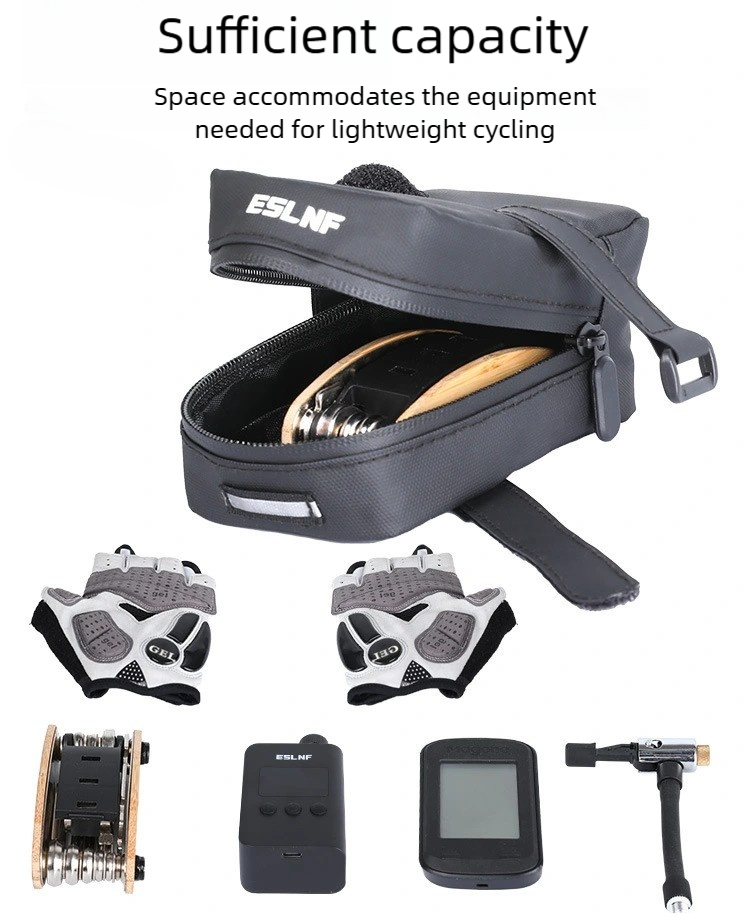 Bicycle Saddle Bag Small 🚴 Compact, Waterproof, Lightweight & Durable - Image 2