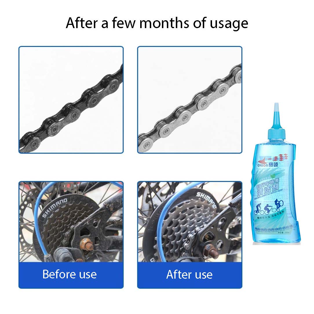 Bicycle Chain Cleaning Kit - Bike Chain Scrubber Brush Set & Glove for MTB Road Bike - Image 4