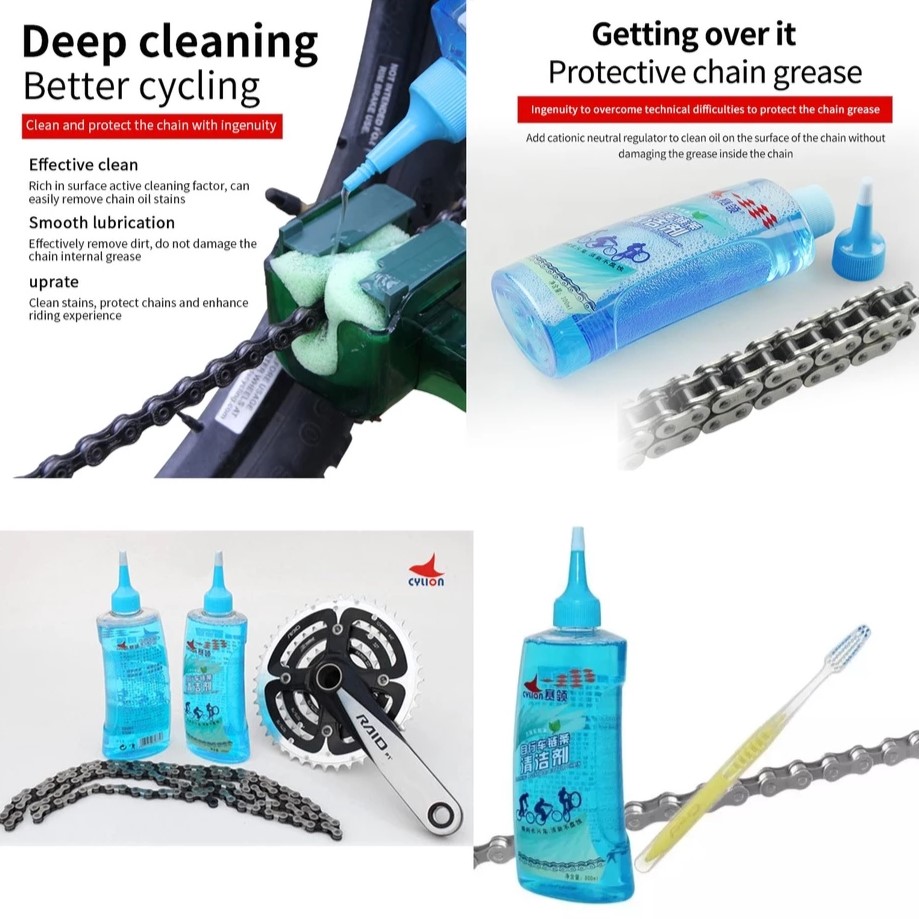 Bicycle Motorbike Bike Chain Degreaser Cleaning Agent Liquid Solution 300ml - Image 4