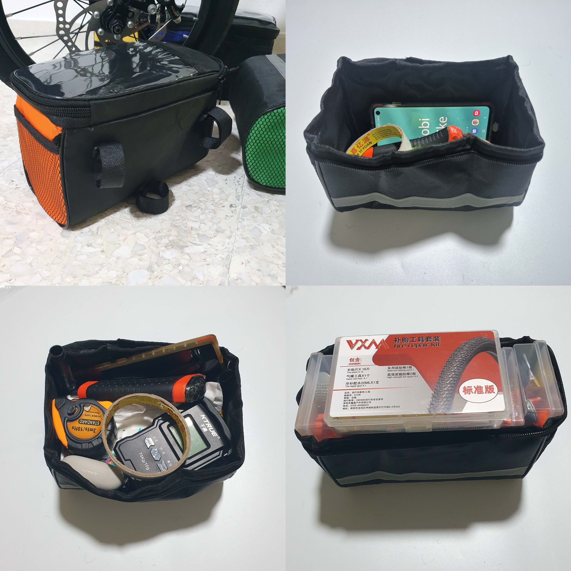 Mobi Universal Bicycle Bag / Budget option / Cycling Storage Pouch Phone Holder Universal Fit - Image 4