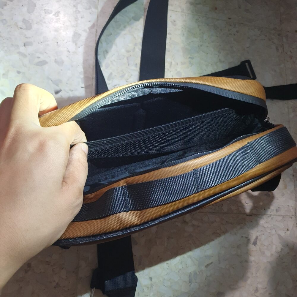 Portable sling bag bicycle Hard Shell Multifunctional bike Front mount bag - Image 5