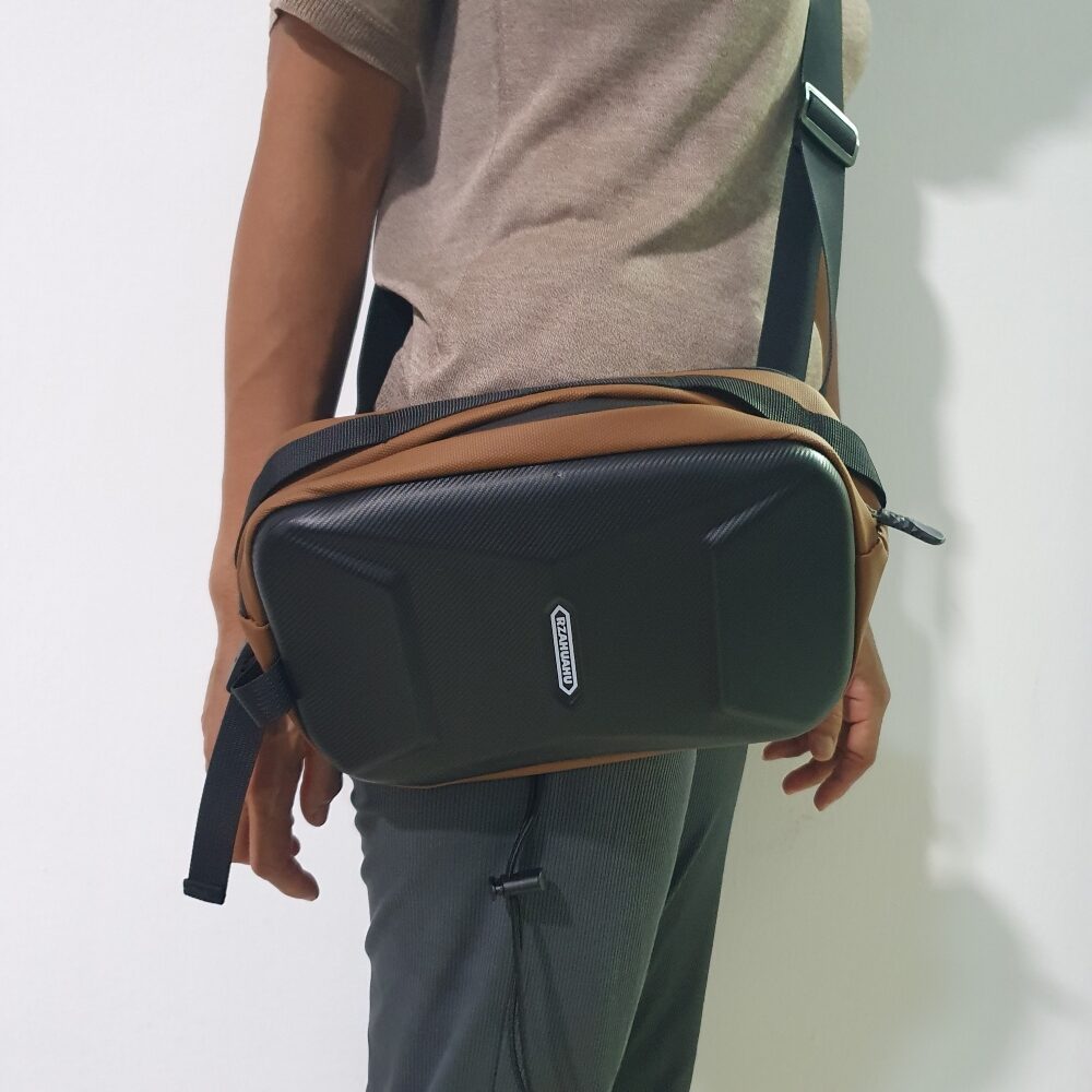 Portable sling bag bicycle Hard Shell Multifunctional bike Front mount bag - Image 8