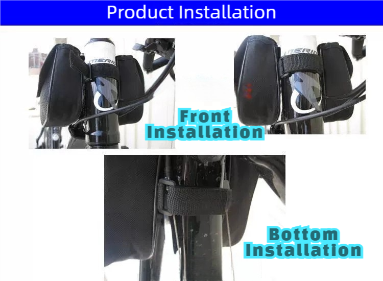 Bicycle Frame Bag (Double Side Pouch) Large and Small - Image 3