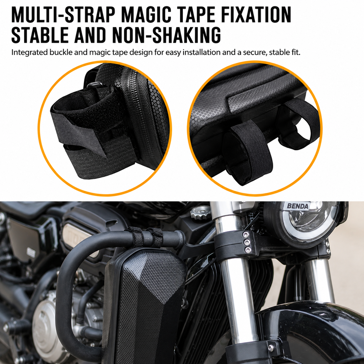 Hard Shell Bike E-Bike Frame Bag Handle Bar Bag – Waterproof & Impact Resistant & Ultra Protection - Image 4