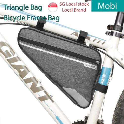 Water resist Reflective Bicycle Triangle Tube Frame Bag Pouch 2.9L