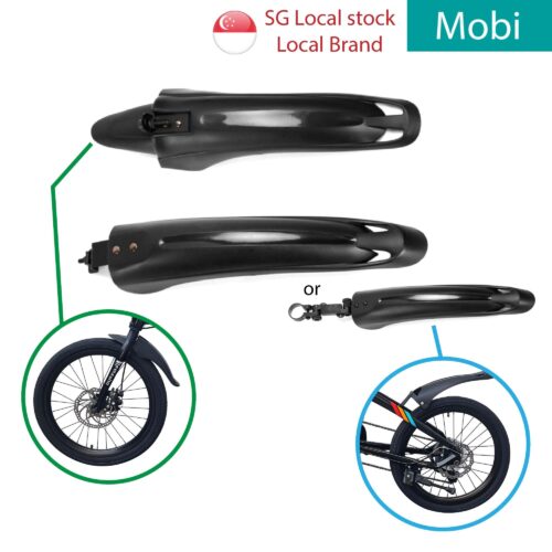 Bicycle Mudguard Bike fender Splash Guard Mud flap Set Front Rear Universal Fit 20-26” Inch Wheels