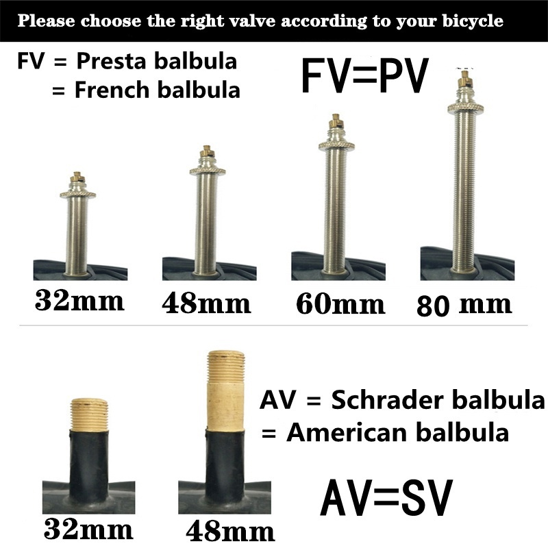 Bicycle inner tube Bike tyre wheel Butyl Rubber AV SV FV PF 12 14 16 18 20 22 24 26 27 29” 700C CST - Image 4