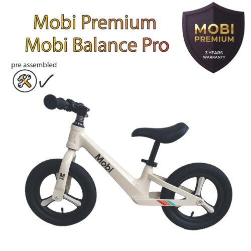 Mobi Premium Balance Bike (Balance Pro), Glider, Toddler, Pedal-free, Gliding, Walker bike