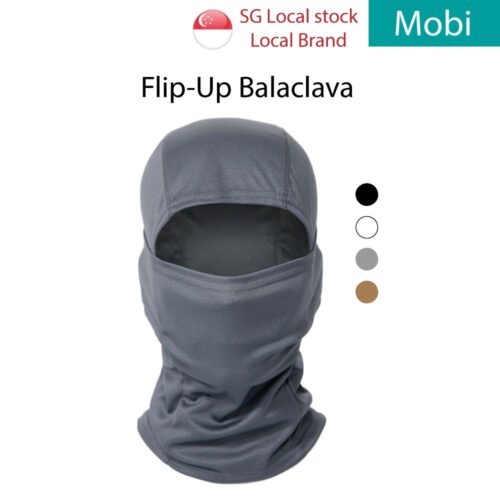 Mobi Flip-Up Bicycle Balaclava Breathable Face Mask Quick Dry Cooling Hood UV Protection Motorbike