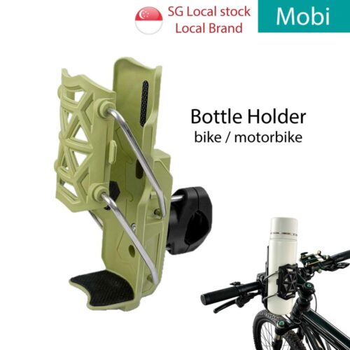 Adjustable Clamp Bottle Holder Bike Motorbike Cup Holder Cage 360° Rotation Universal Auto Grip