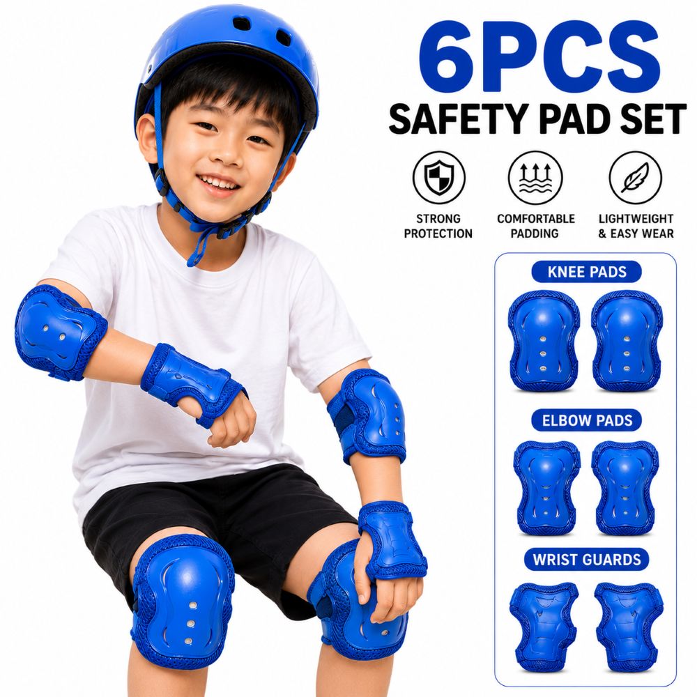 Kids Knee Guard elbow wrist guard safety pads cycling skating scooter Sports Protective Gear Set - Image 4