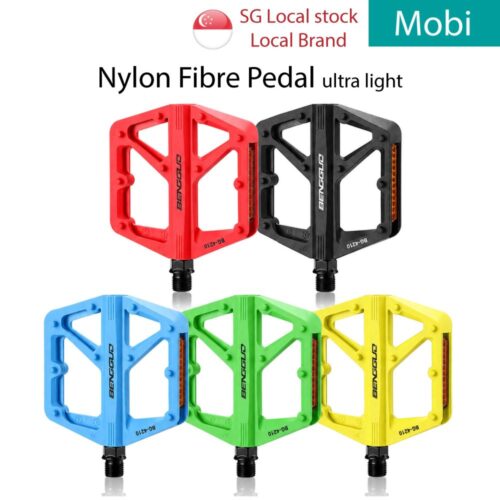 Bicycle Pedal Fiber Lightweight Anti Slip Sealed Bearing Bike Pedals for mountain foldable road bike