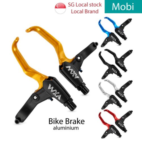 Mobi Bicycle Brake Lever Aluminium V Brake Disc Brake Handle Lever Adjustable MTB Foldable Kid Bike