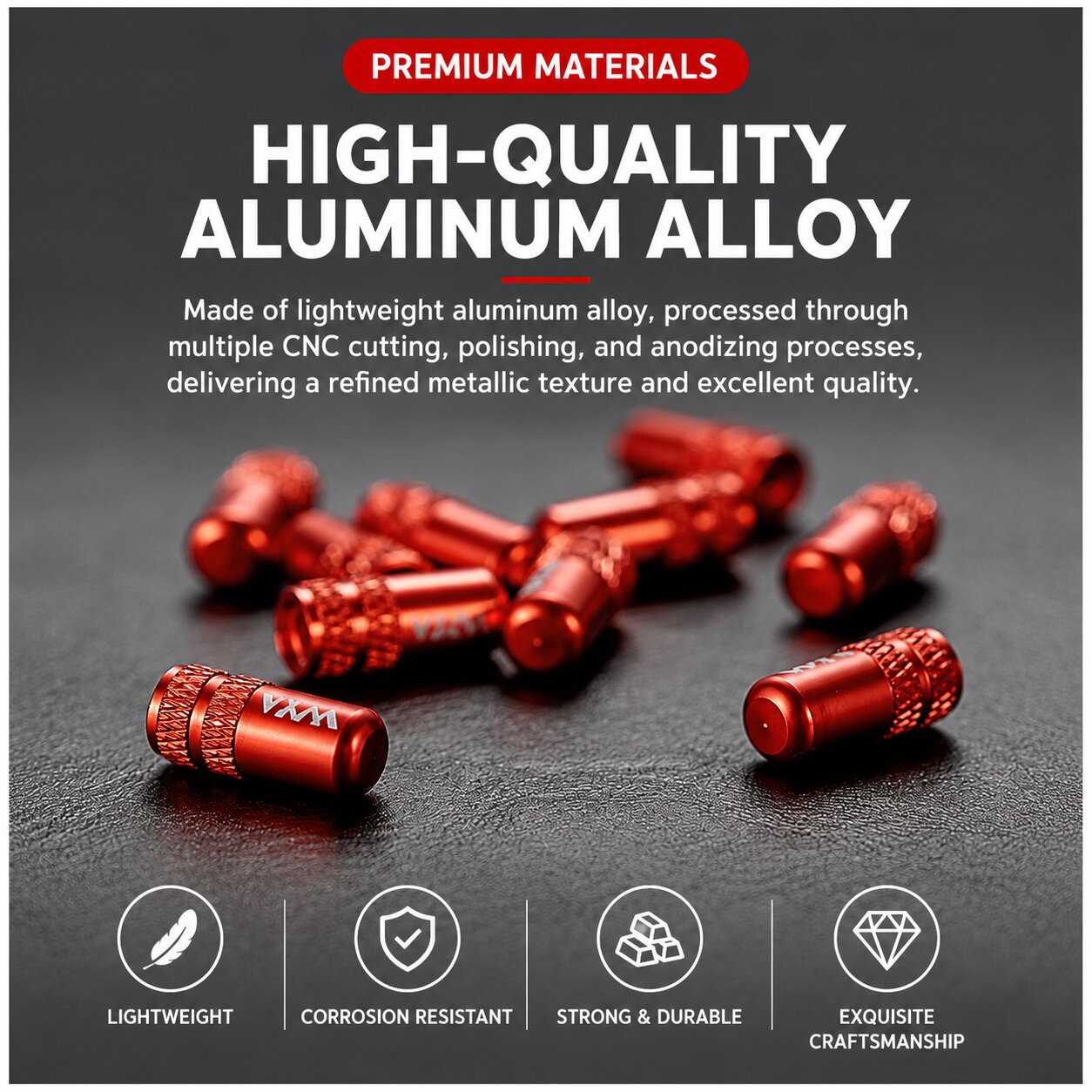 Valve Cap Presta Schrader Valve AV SV FV PV Aluminium Alloy Dust Cover Converter Bike car tyre tube - Image 3