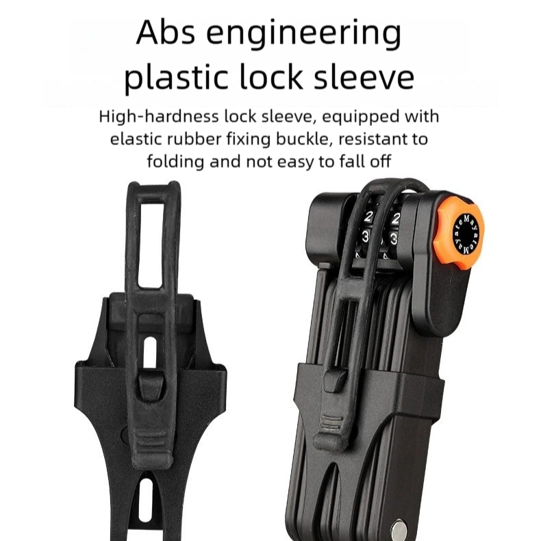 Anti-theft password folding lock Combination lock foldable compact lock - Image 4