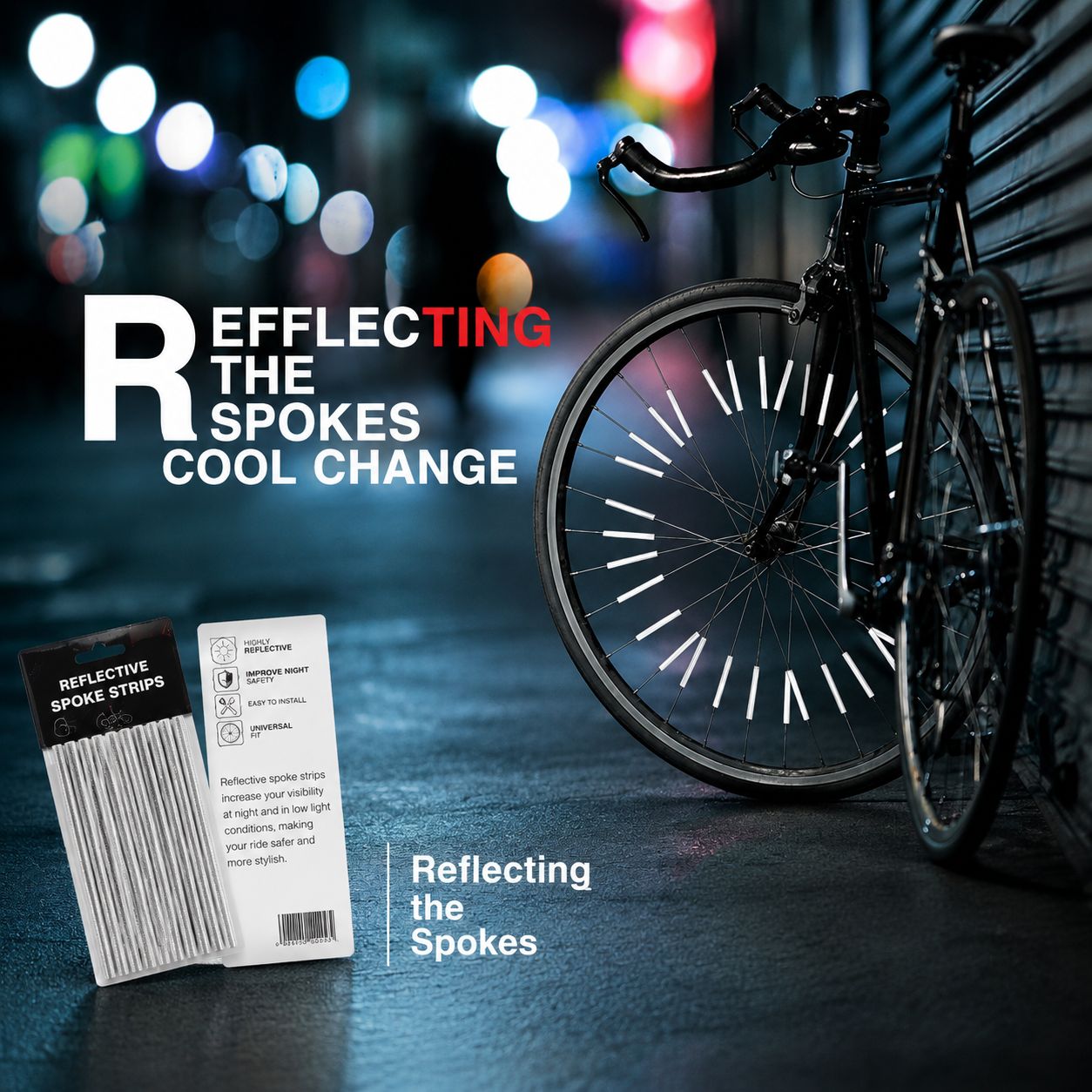 Bicycle Reflector Light Spoke Reflective Strips Wheel Safety Warning Clip Reflector Night Riding - Image 6