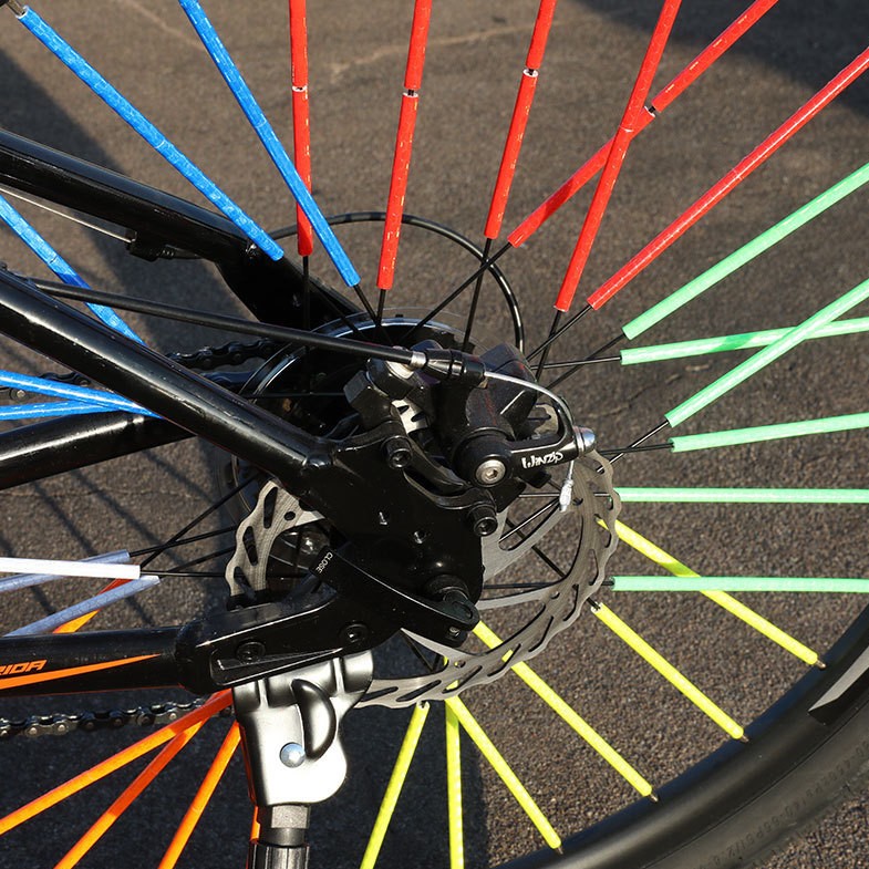 Bicycle Reflector Light Spoke Reflective Strips Wheel Safety Warning Clip Reflector Night Riding - Image 7
