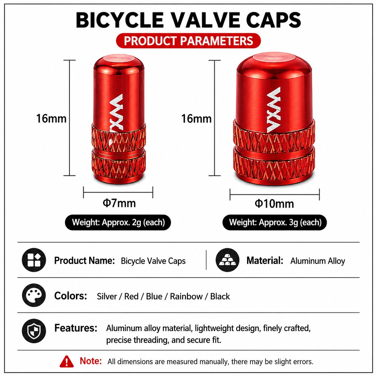 Valve Cap Presta Schrader Valve AV SV FV PV Aluminium Alloy Dust Cover Converter Bike car tyre tube - Image 8