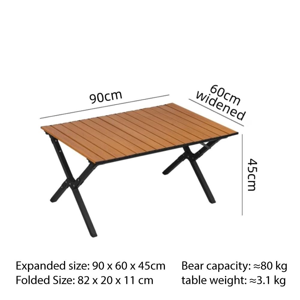 Mobi Outdoor Table potable roll-out rollable foldable folding camping table desk light weight - Image 4