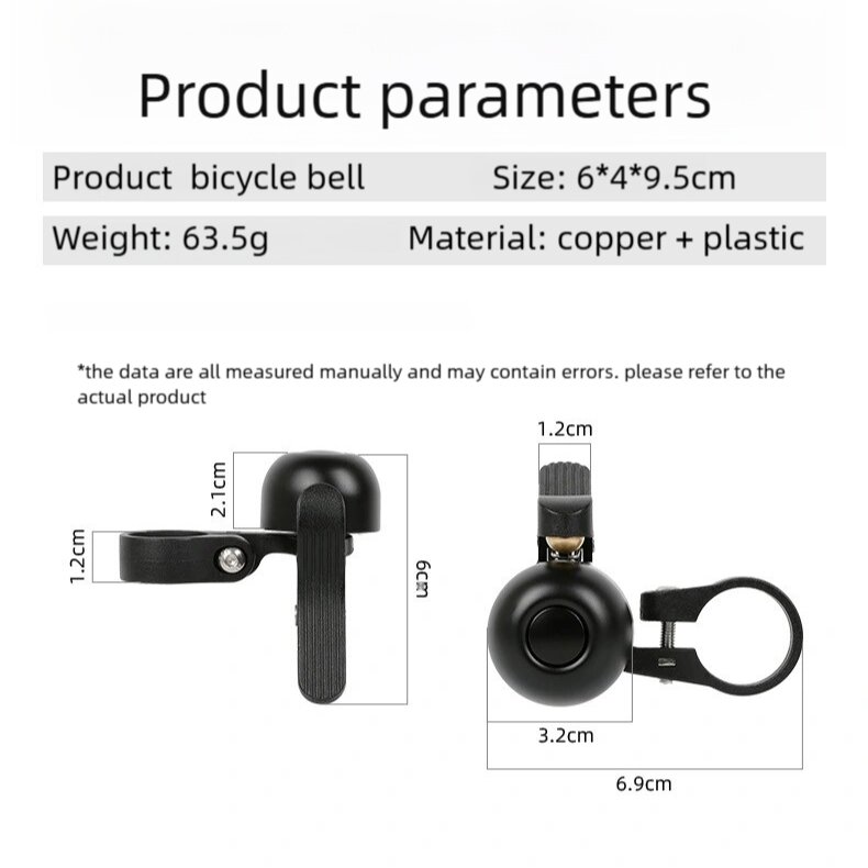 Bicycle Bell Left Right Bike Bell Horn Signal Clear Sound Raining Rainproof Waterproof Accessory - Image 5