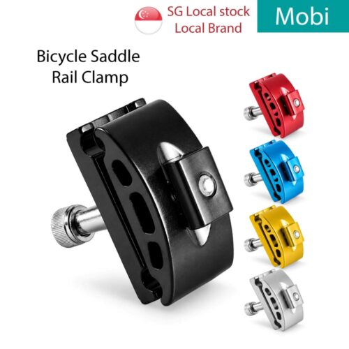 Bicycle Seatpost Saddle Rail Clamp Head Single Bolt Seat Post Adapter Replacement Part