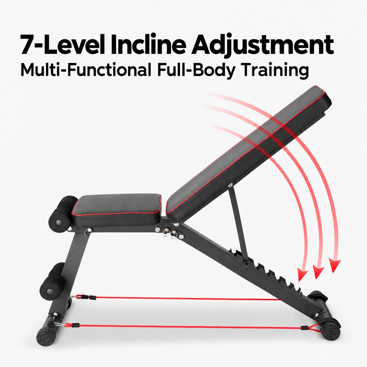 Foldable Adjustable Weight Bench Foldable Sit Up Bench Workout Gym Bench Abdominal Fitness Home Gym Exercise - Image 11