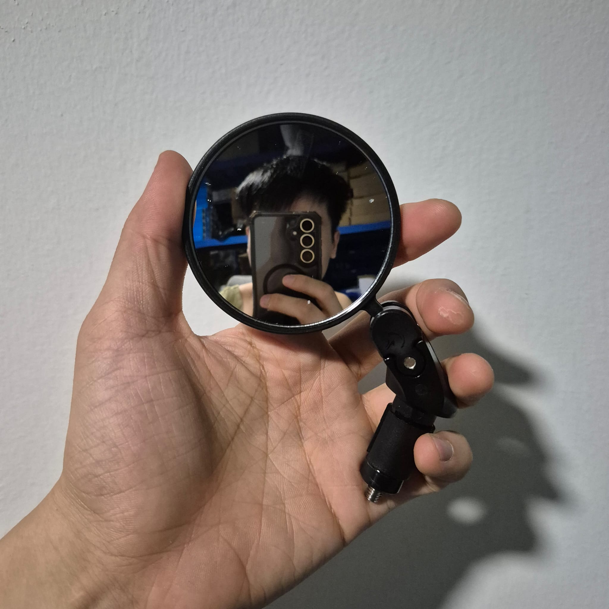 Bicycle Bar End Rear View Mirrors Pair 360° Adjustable Slight Convex Flat Mirrors Ebike Escooter PAB - Image 4